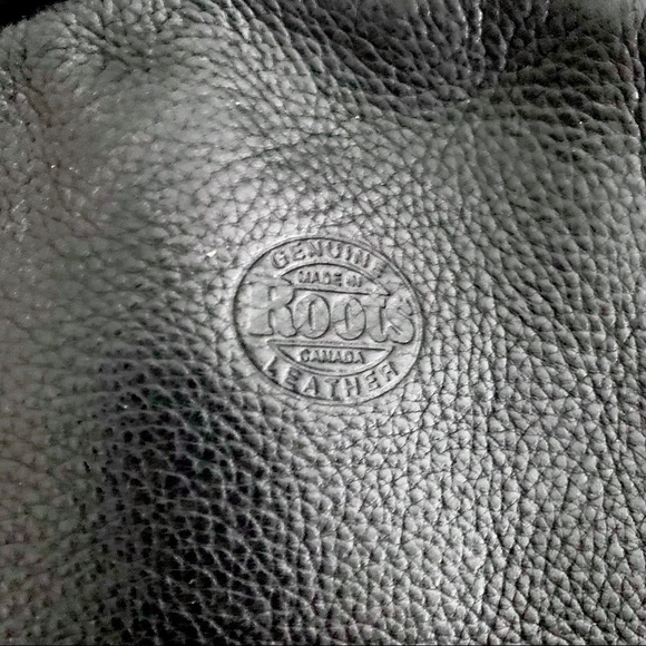 Roots Canada leather backpack black - Picture 6 of 16
